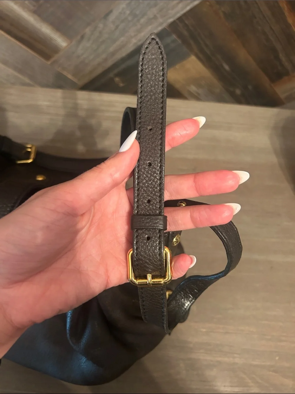 Louis Vuitton Monogram Mahina XS Hobo Bag